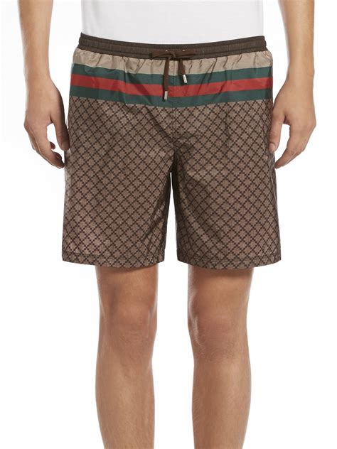 gucci mens boardshorts|Gucci swim trunks sale.